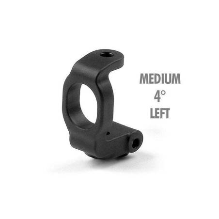 COMPOSITE C-HUB LEFT - 4° DEG. - MEDIUM (ECS) - XRAY
