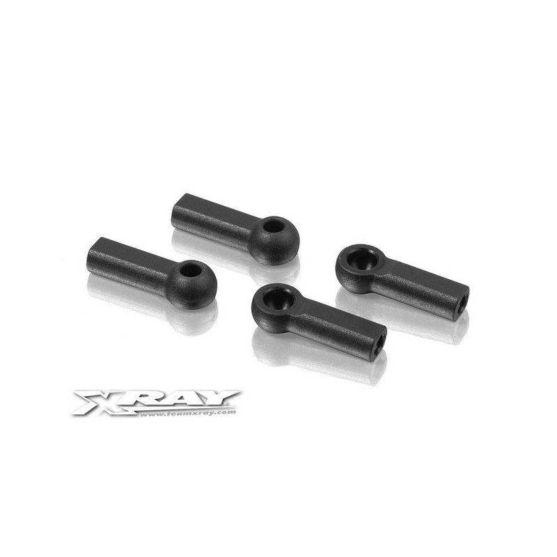 COMPOSITE BALL JOINT 4.9MM - CLOSED WITH HOLE (4) - XRAY COMPOSITE BALL JOINT 4.9MM - CLOSED WITH HOLE (4) - XRAY