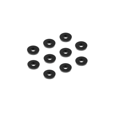 ALU SHIM 3x9x1.0MM - BLACK (10) - XRAY