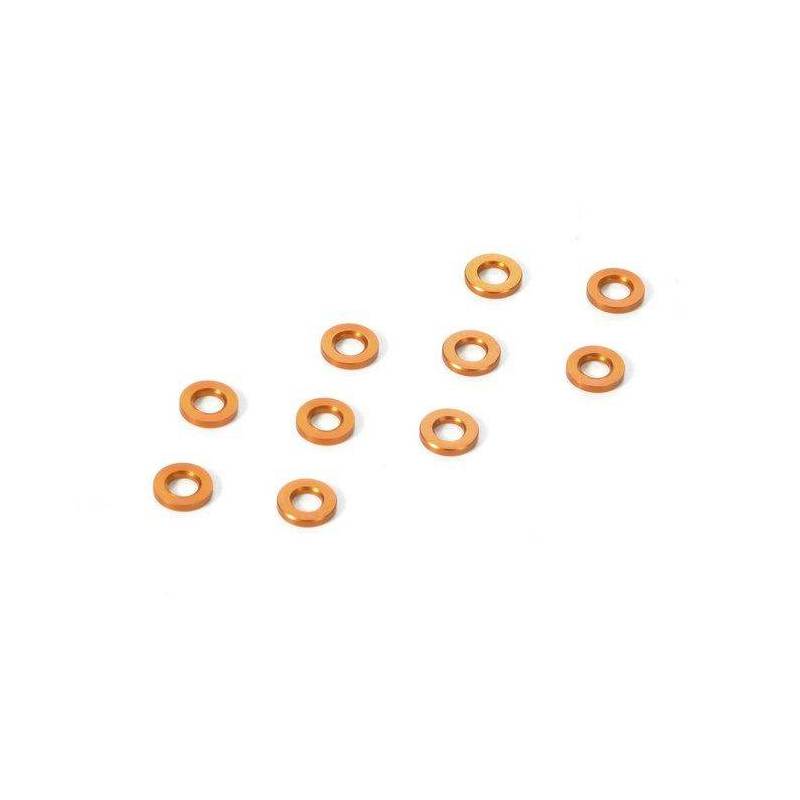 ALU SHIM 3x6x0.5MM - ORANGE (10) - 303121-O - XRAY ALU SHIM 3x6x0.5MM - ORANGE (10) - 303121-O - XRAY