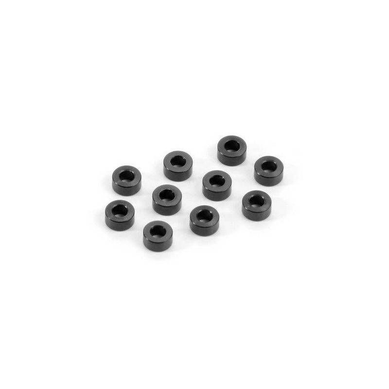 ALU SHIM 3x6x3.0MM - BLACK (10) - XRAY ALU SHIM 3x6x3.0MM - BLACK (10) - XRAY