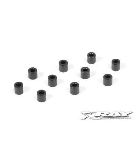 ALU SHIM 3x6x6.0MM - BLACK (10) - 303128-K - XRAY