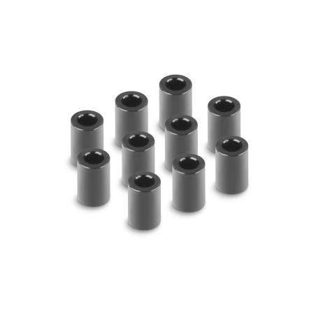 ALU BUSHING 3x6x9.0MM - BLACK (10) - XRAY
