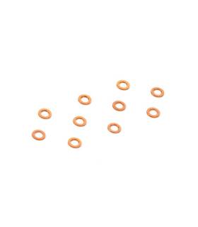 ALU SHIM 3x5x0.5MM - ORANGE (10) - 303142-O - XRAY