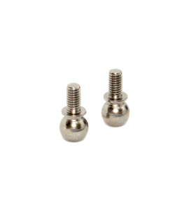 X4 Rotule 6mm avec filetage M3x5.5mm (2) - XRAY - 303260