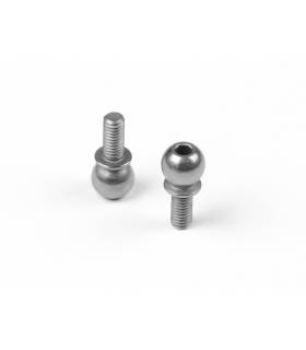 X4 Rotule 6mm avec filetage M3x6.5mm (2) - XRAY - 303261