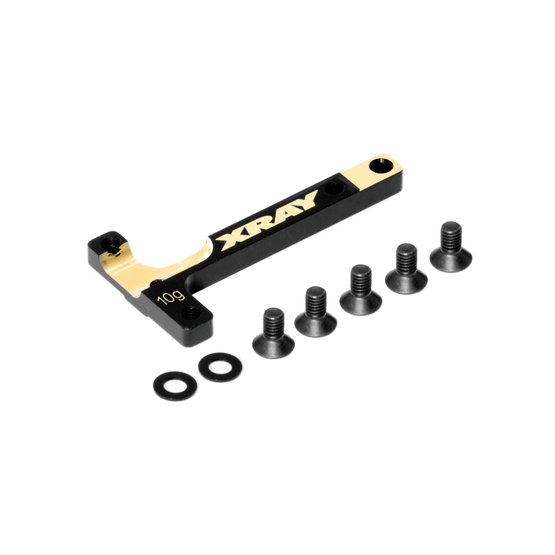 X4 BRASS CHASSIS T-BRACE 10g - XRAY - 303767 X4 BRASS CHASSIS T-BRACE 10g - XRAY - 303767