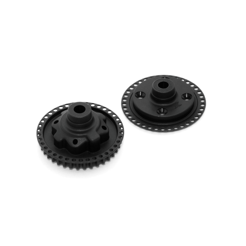 X4 COMPOSITE GEAR DIFF. CASE WITH 38T PULLEY & COVER - XRAY - 304911 X4 COMPOSITE GEAR DIFF. CASE WITH 38T PULLEY & COVER - XRAY - 304911