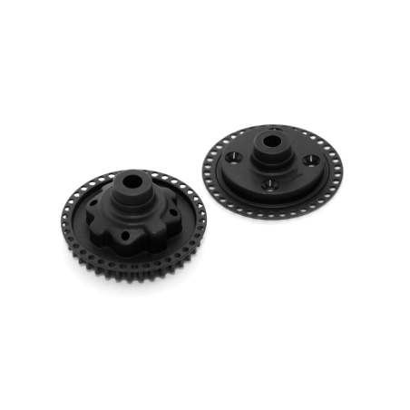 X4 COMPOSITE GEAR DIFF. CASE WITH 38T PULLEY & COVER - XRAY - 304911
