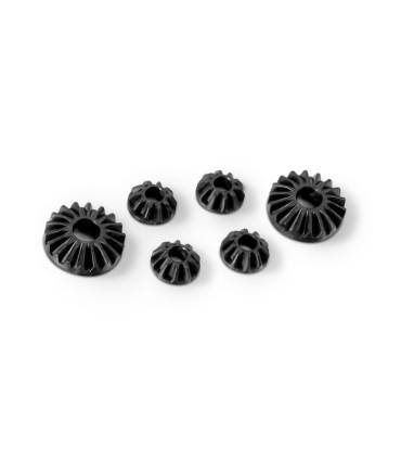 GRAPHITE GEAR DIFF BEVEL & SATELLITE GEARS (2+4) - LOW - 304932 - XRA