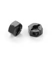 "ALU WHEEL HUB - OFFSET ""+1.5MM"" - BLACK (2) - 305353 - XRAY"