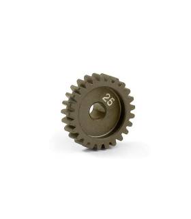 NARROW ALU PINION GEAR - HARD COATED 25T / 48 - 305925 - XRAY