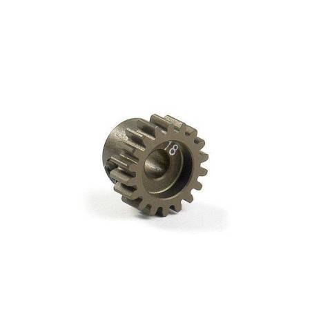 NARROW ALU PINION GEAR - HARD COATED 18T / 48 - XRAY