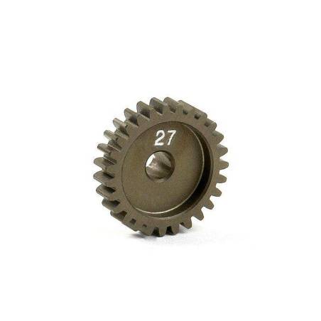 NARROW ALU PINION GEAR - HARD COATED 27T / 48 - XRAY