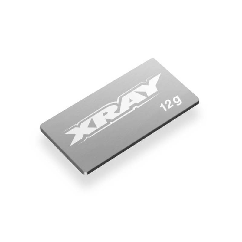 XRAY PURE TUNGSTEN CHASSIS WEIGHT 12g - XRAY - 306551 XRAY PURE TUNGSTEN CHASSIS WEIGHT 12g - XRAY - 306551
