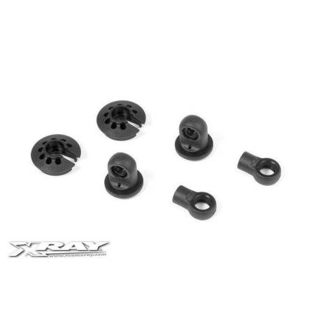 T4 COMPOSITE SHOCK PARTS - 308333 - XRAY