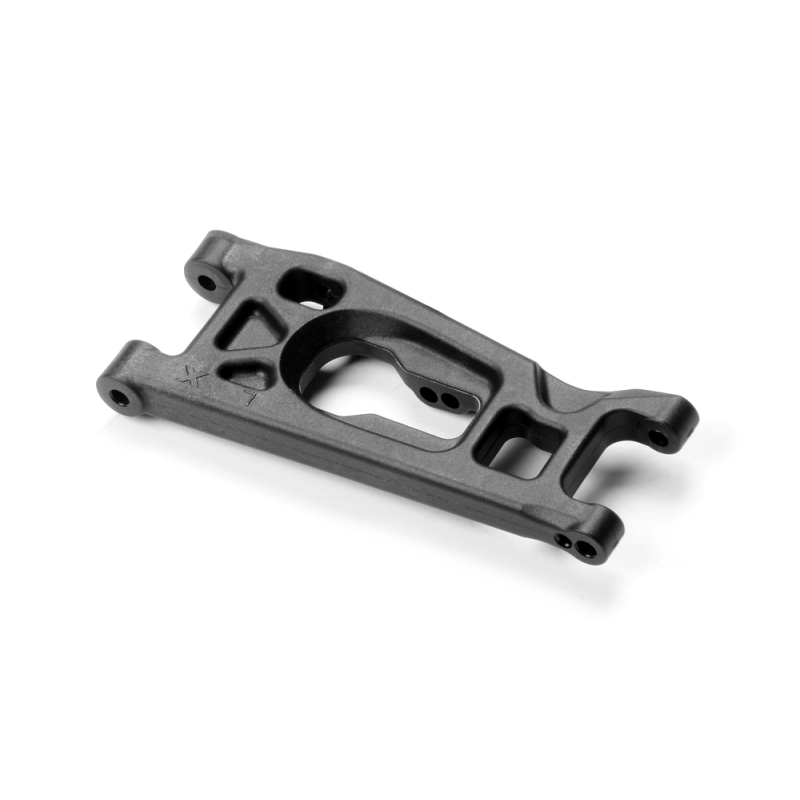 SUSP. ARM FRONT - LOW SHOCK MOUNTING - LOWER LEFT - HARD - XRAY SUSP. ARM FRONT - LOW SHOCK MOUNTING - LOWER LEFT - HARD - XRAY