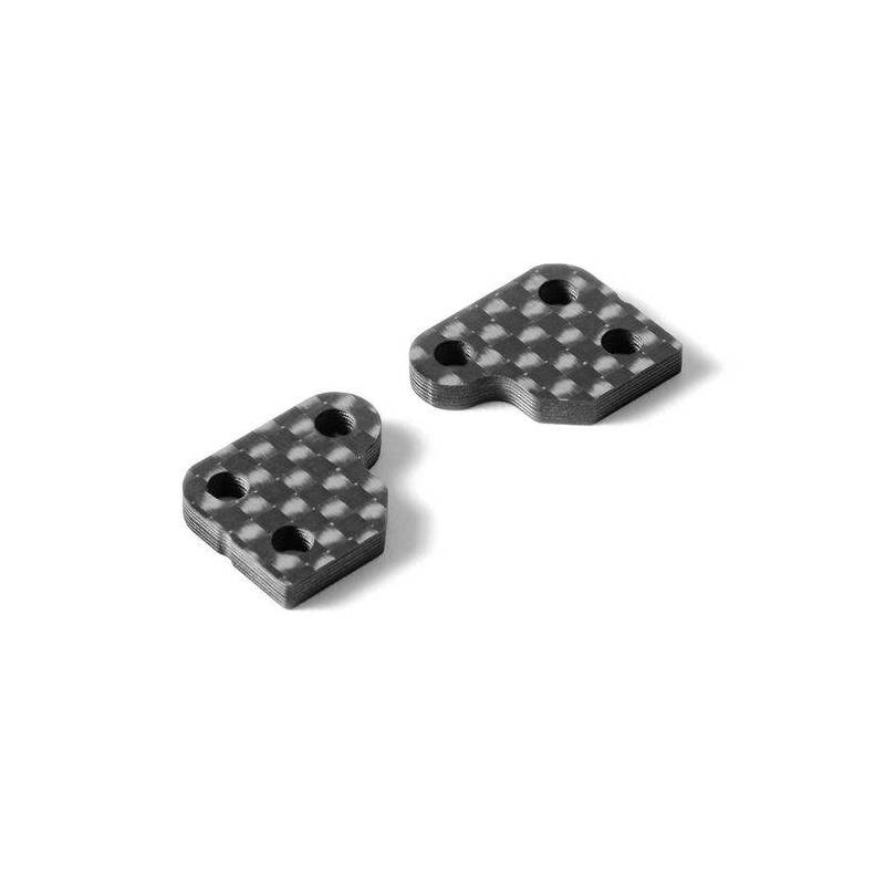 GRAPHITE EXTENSION FOR STEERING BLOCK (2) - 1 SLOT - 322291 - XRAY GRAPHITE EXTENSION FOR STEERING BLOCK (2) - 1 SLOT - 322291 - XRAY