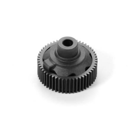 COMPOSITE GEAR DIFFERENTIAL CASE WITH PULLEY 53T - GRAPHITE - 324953-