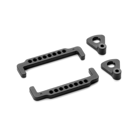 COMPOSITE LIPO BATTERY BACKSTOP FOR BENT SIDES CHASSIS (2+2) - XRAY