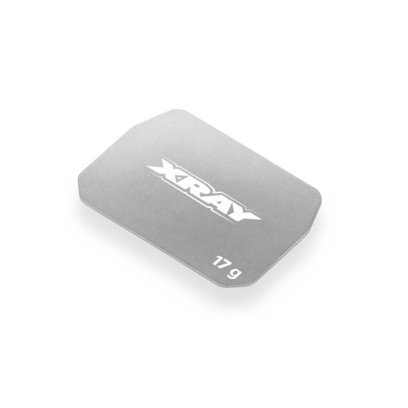 STAINLESS STEEL WEIGHT 17G - FRONT-MIDDLE - XRAY STAINLESS STEEL WEIGHT 17G - FRONT-MIDDLE - XRAY