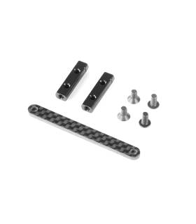 ALU SERVO HOLDERS & GRAPHITE BRIDGE - XRAY - 326201