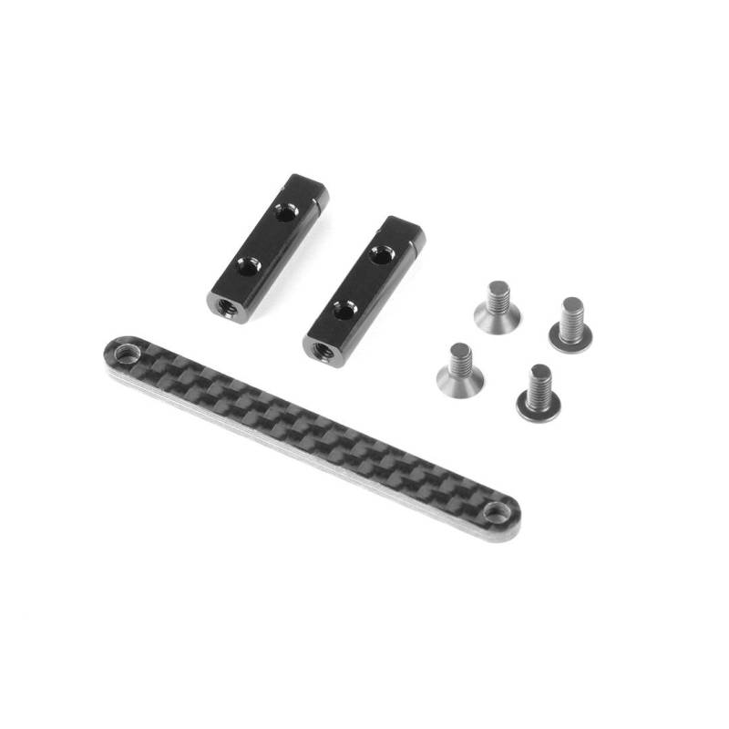 ALU SERVO HOLDERS & GRAPHITE BRIDGE - XRAY ALU SERVO HOLDERS & GRAPHITE BRIDGE - XRAY