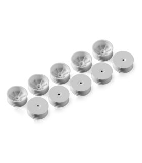 2WD FRONT WHEEL AERODISK WITH 12MM HEX IFMAR - WHITE (10) - 329900-M 