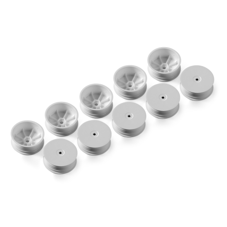2WD FRONT WHEEL AERODISK WITH 12MM HEX IFMAR - WHITE (10) - 329900-M 