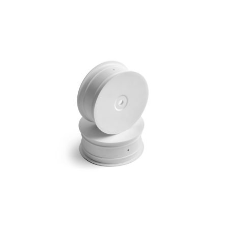 2WD FRONT WHEEL AERODISK WITH 12MM HEX IFMAR - WHITE (2) - 329910-M -