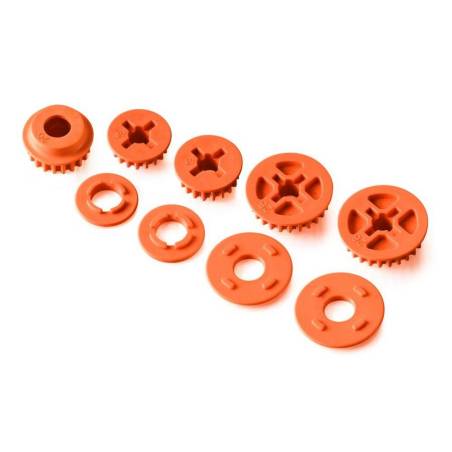 LOW FRICTION COMPOSITE BELT PULLEY SET - GRAPHITE - 335801-O - XRAY