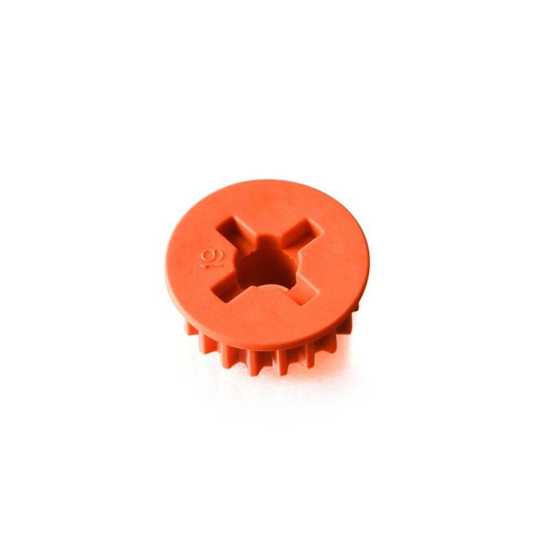 LOW FRICTION COMPOSITE BELT PULLEY 19T - MID-CENTER - GRAPHITE - XRAY LOW FRICTION COMPOSITE BELT PULLEY 19T - MID-CENTER - GRAPHITE - XRAY