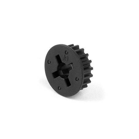 COMPOSITE BELT PULLEY 19T - MID-CENTER - XRAY
