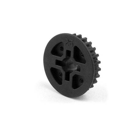 COMPOSITE BELT PULLEY 25T - MID-SIDE - XRAY