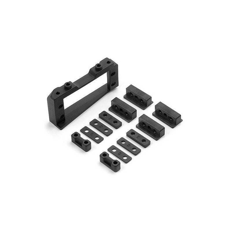 COMPOSITE STEERING SERVO HOLDER - SET - V2 - XRAY COMPOSITE STEERING SERVO HOLDER - SET - V2 - XRAY