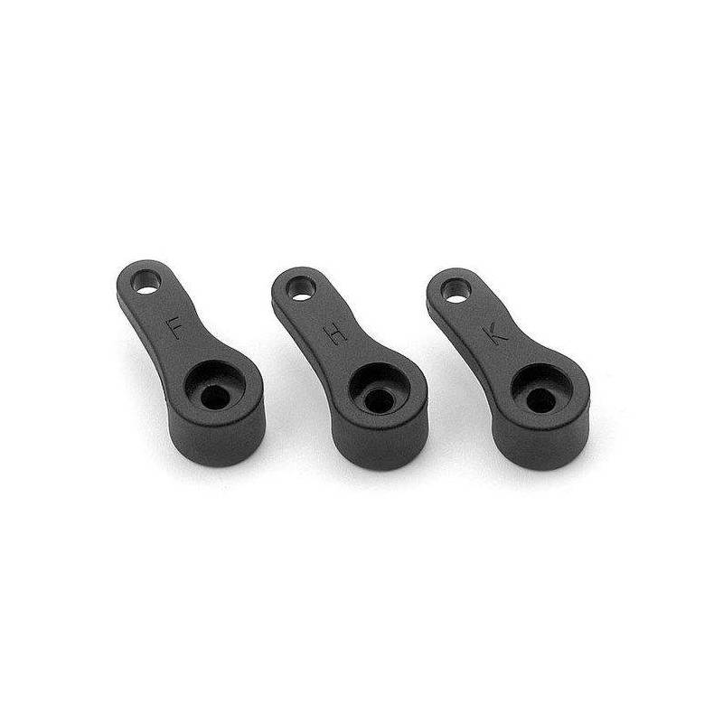 COMPOSITE STEERING SERVO ARMS - SET - XRAY COMPOSITE STEERING SERVO ARMS - SET - XRAY