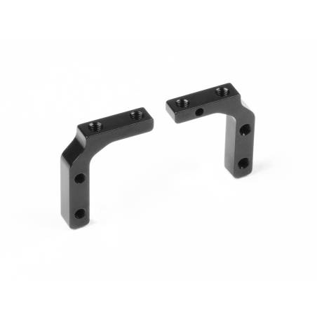 ALU STEERING SERVO MOUNT - BLACK - SWISS 7075 T6 (2) - XRAY