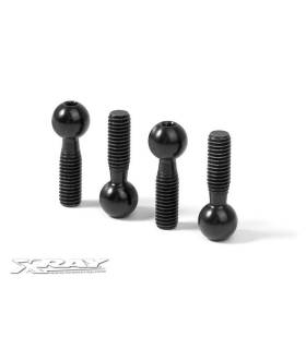 Billes pivot 8.4mm alu traite (4) - XRAY - 337251