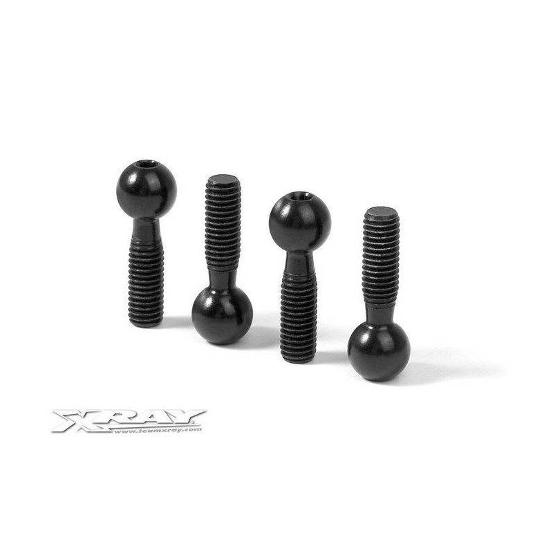 ALU PIVOT BALL 8.4 MM - SWISS 7075 T6 - HARD COATED (4) - XRAY ALU PIVOT BALL 8.4 MM - SWISS 7075 T6 - HARD COATED (4) - XRAY