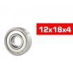 "12x18x4mm ""HS"" METAL SHIELDED BEARING SET (10pcs) - UR7850 - ULTIM