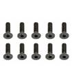 M3 X 10 FLAT HEAD HEX SCREW (10) - ASSOCIATED - 25202