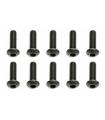 M3 X 10 BUTTON HEAD HEX SCREW (10) - ASSOCIATED - 25211