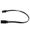 175mm SERVO EXTENSION WIRE BLACK (6.89IN) - REEDY - 27165