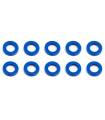 BALLSTUD WASHERS 5.5 x 1.0mm BLUE ALU x10 - ASSOCIATED - 31382