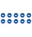 BALLSTUD WASHERS 5.5 x 2.0mm BLUE ALU x10 - ASSOCIATED - 31383