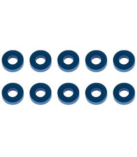 WASHERS 7.8 x 3.5 x 2.0mm BLUE ALU (10) - ASSOCIATED - 31389