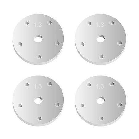 16MM PISTONS 5 x 1.3MM FLAT  - TEAM ASSOCIATED - AS81201