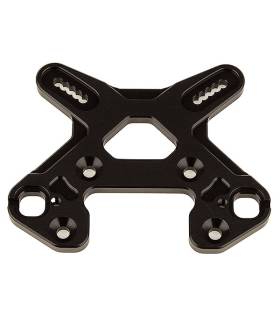 RC8B4 FRONT SHOCK TOWER BLACK ALUMINUM - ASSOCIATED