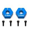 B6.1/B74 Hexagones de roue 5.0mm (x2) - TEAM ASSOCIATED - AS91609