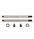 3x27.5 SHOCK SHAFT V2 CHROME - TEAM ASSOCIATED - AS91620